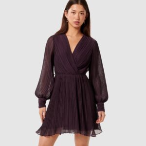 Genevieve Crinkle Mini Dress