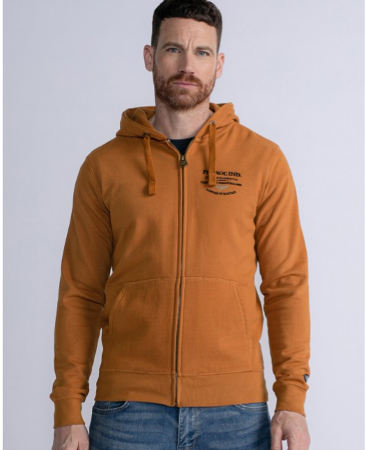 Front-Open Hooded Sweatshirt