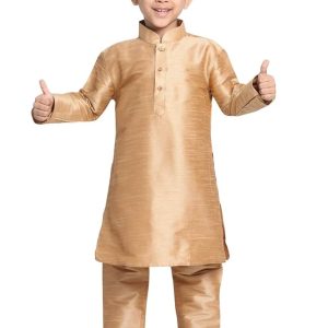 Boys Pure Cotton Kurta Pyjama Set