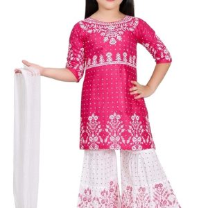 Baby Girls Ethnic Kurta Sharara Set