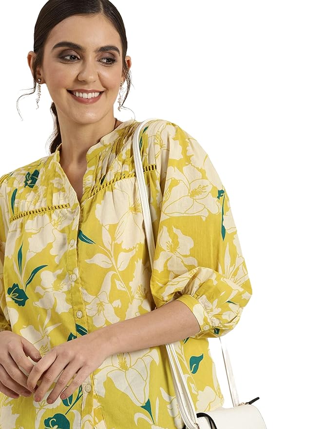 Women’s Cotton Printed Regular Fit top