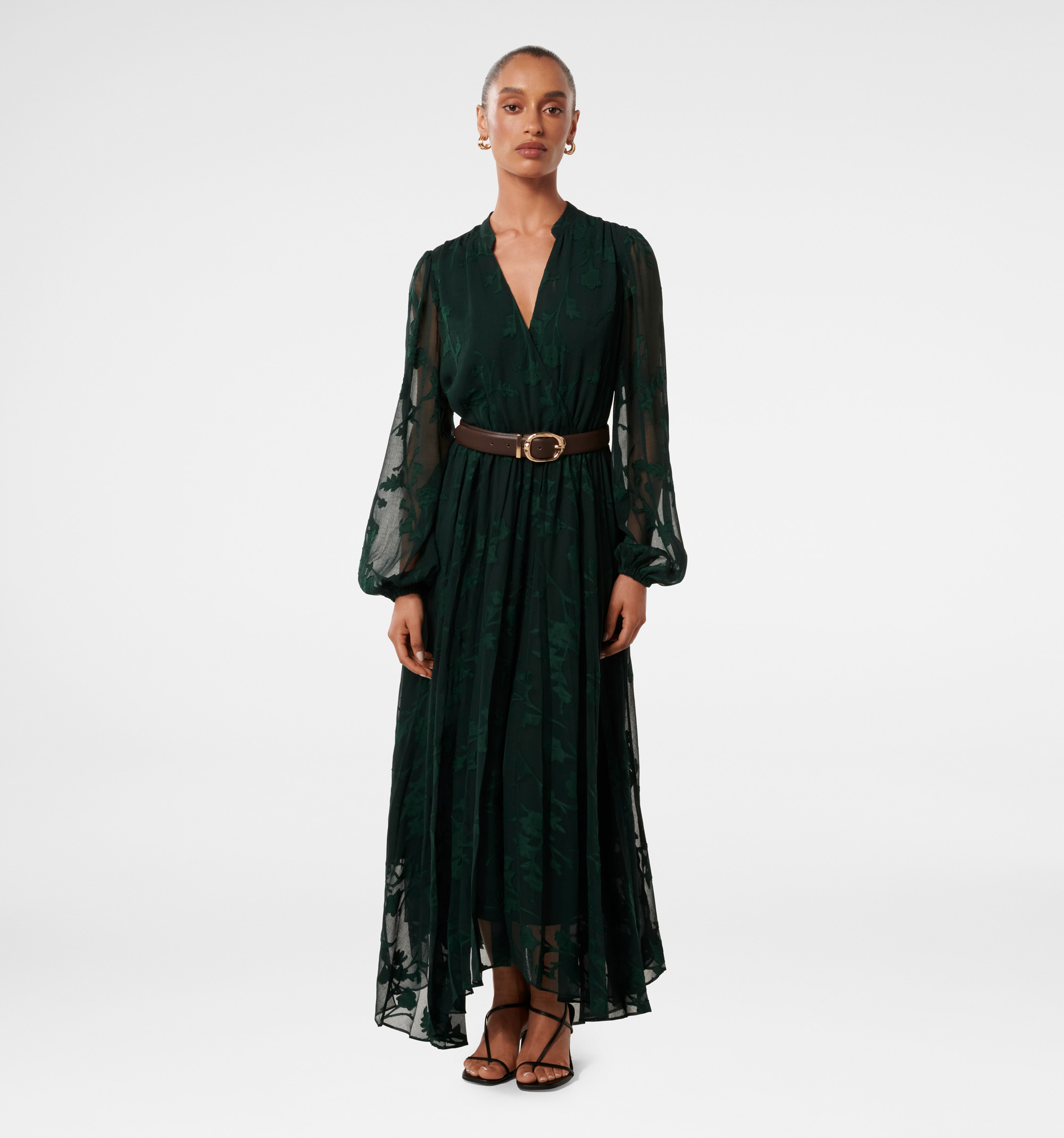 Gabriella Petite Textured Midi Dress